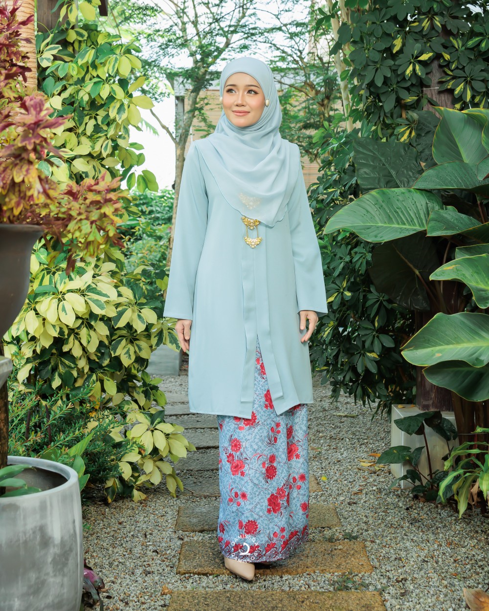 Mawar Raya - Dusty Baby Blue