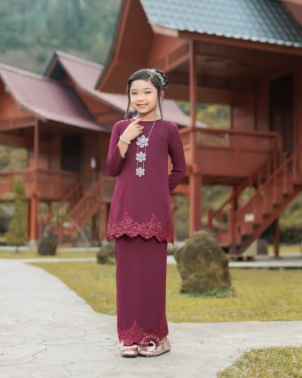 Dhia Arisa Kids 12 - Maroon