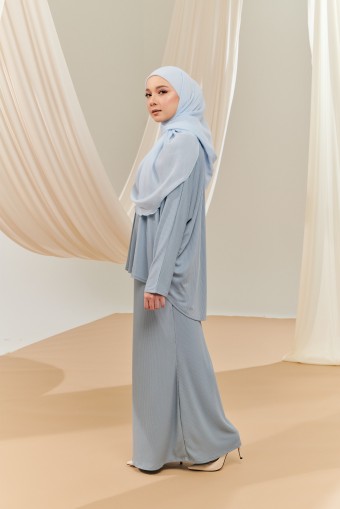 COMFORTWEAR | GRACE SKIRT IN DUSK BLUE