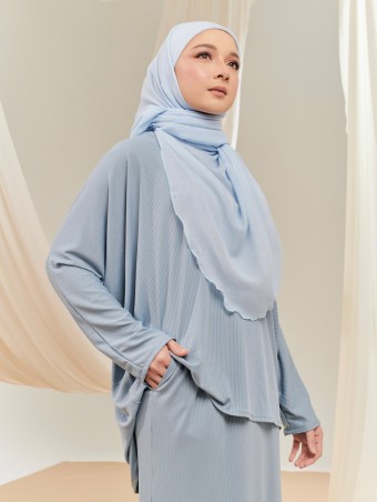 COMFORTWEAR | GRACE TOP IN DUSK BLUE