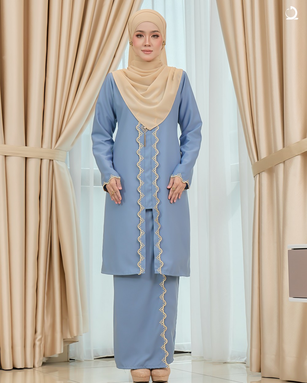 Nasreen II - Ash Blue