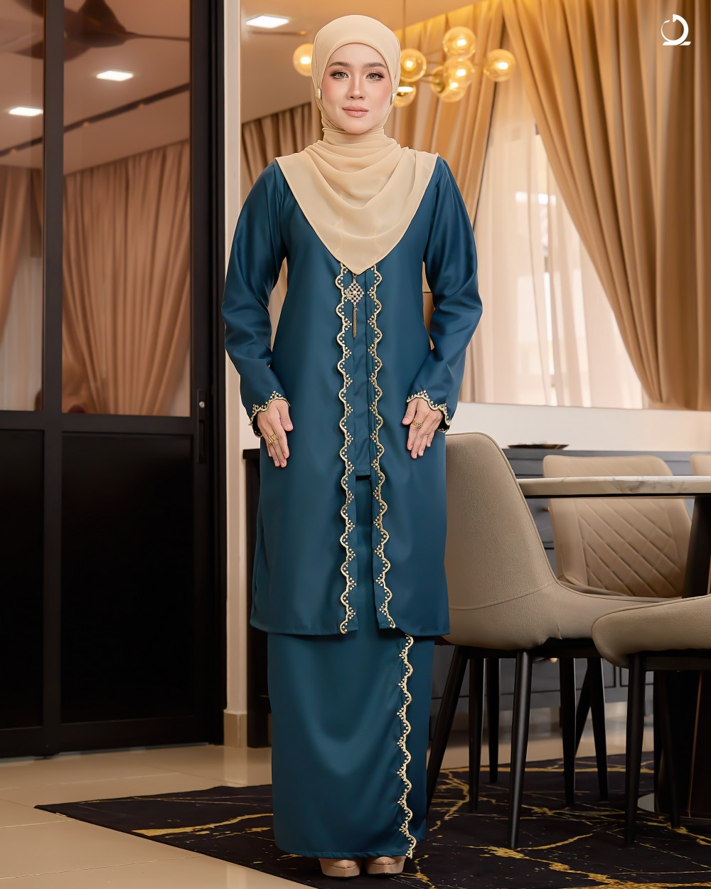 Nasreen II - Teal