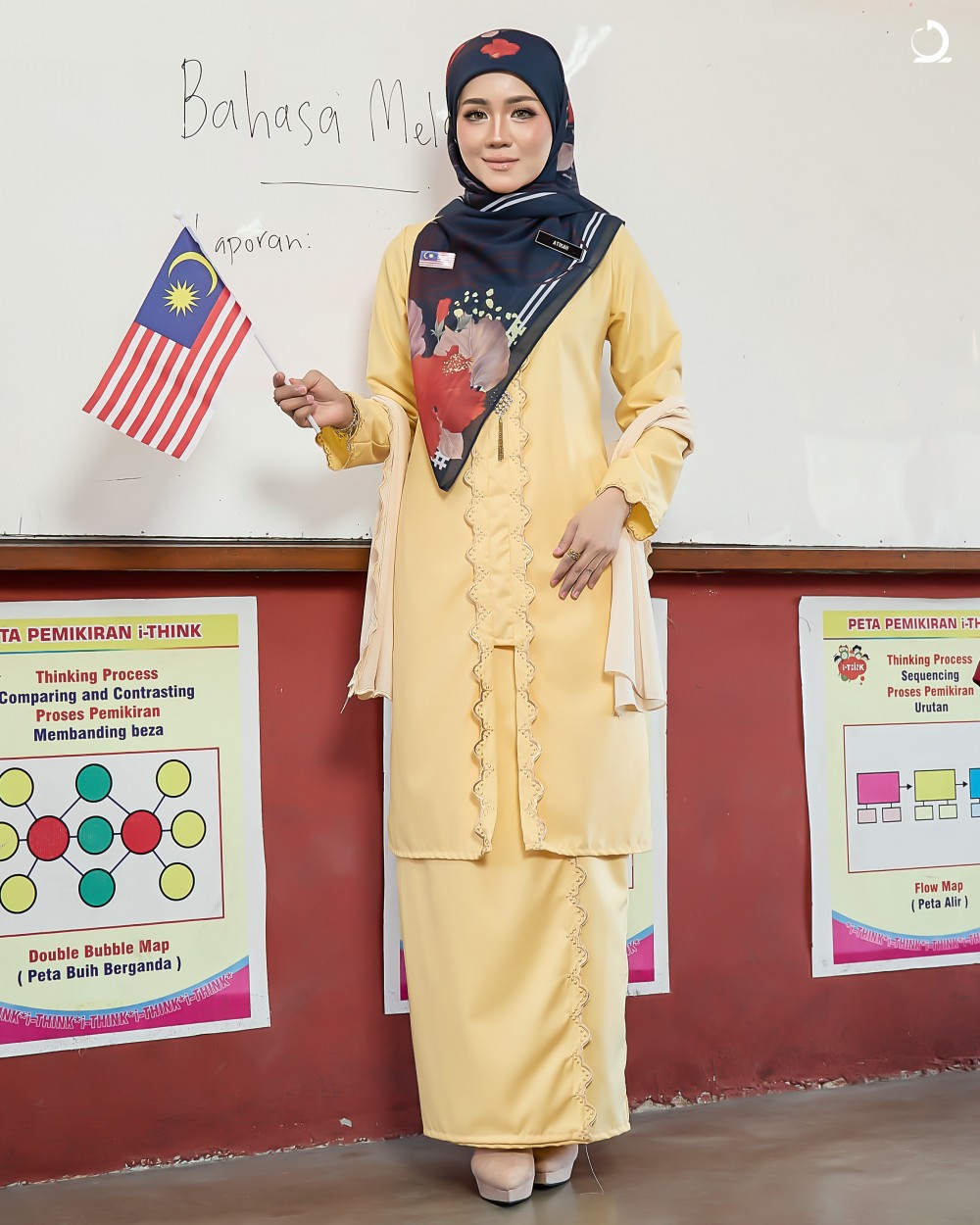 Merdeka Nasreen II - Soft Yellow