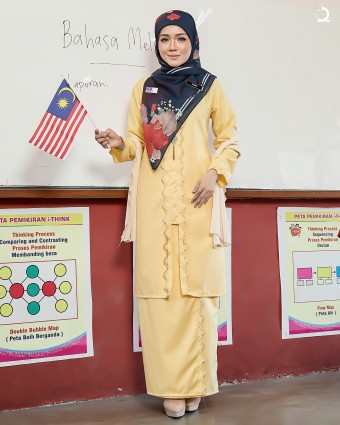 Merdeka Nasreen II - Soft Yellow