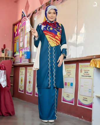 Merdeka Nasreen II - Teal