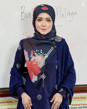 Tudung Merdeka - Bunga Malaysia