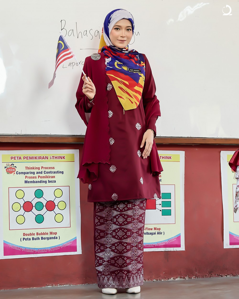 Merdeka Srikandi - Maroon