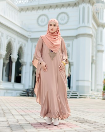 Marwah Kaftan - Rose Wood