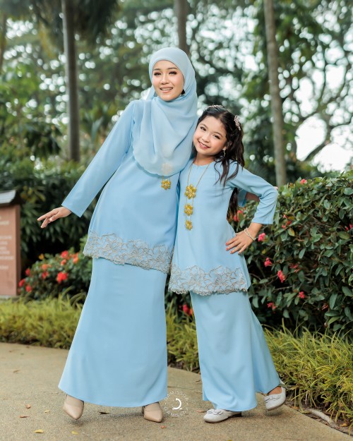 Tiara  Raya Moms -  Baby Blue