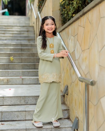 Tiara Raya Kids 6/8/10 - Sage Green