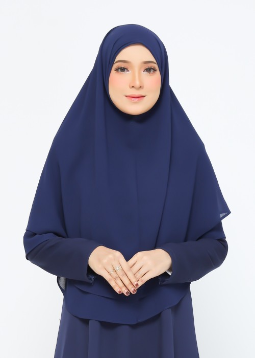 Tudung Umrah - Dark Blue